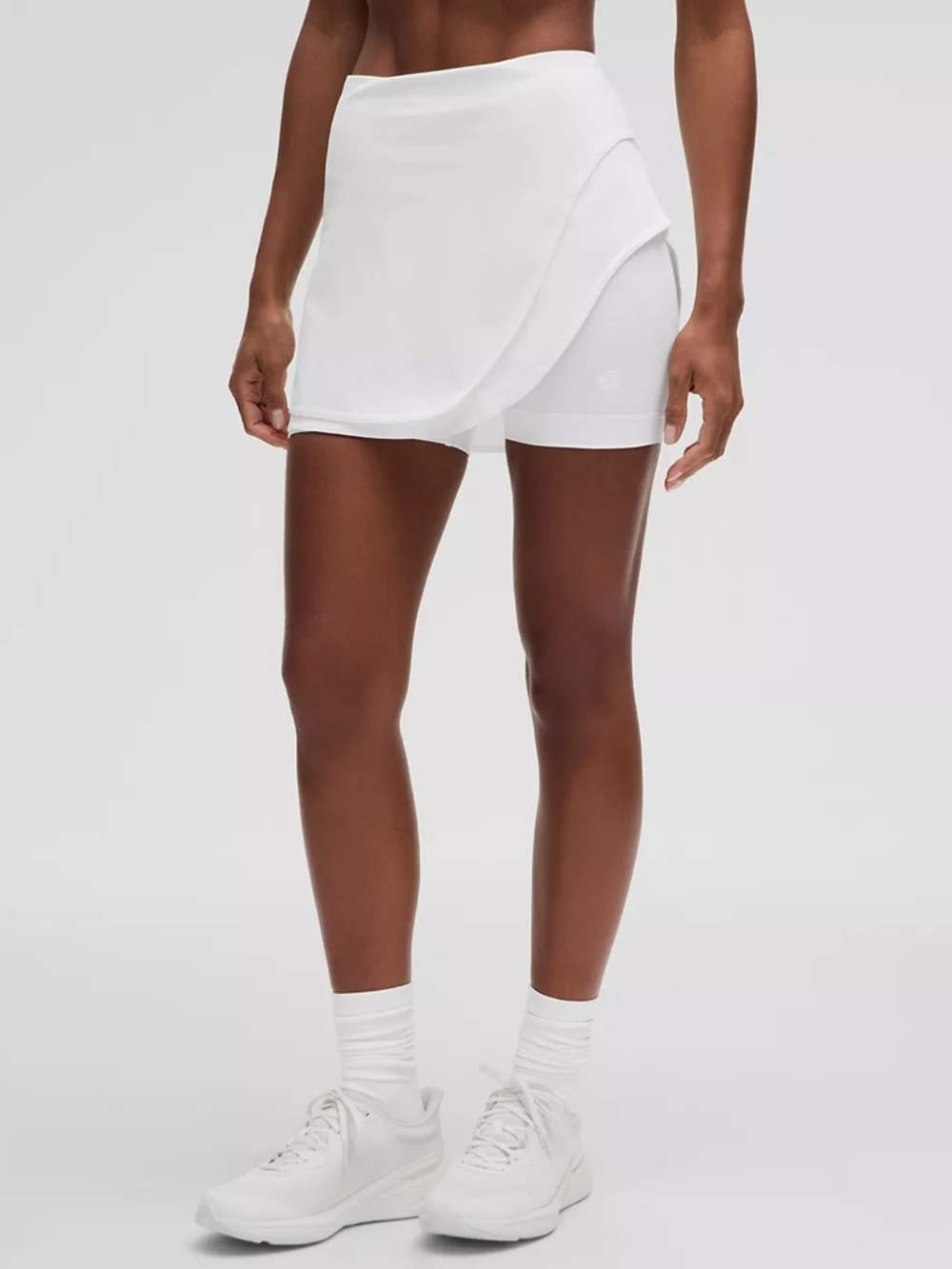 lululemon athletica White Active Skort with Built-In Shorts